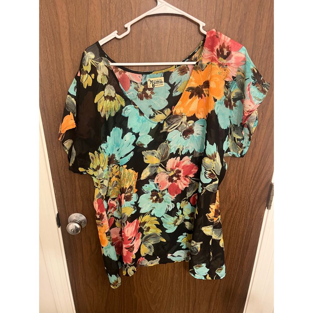 Show Me Your Mumu Floral Beach Coverup, Size L